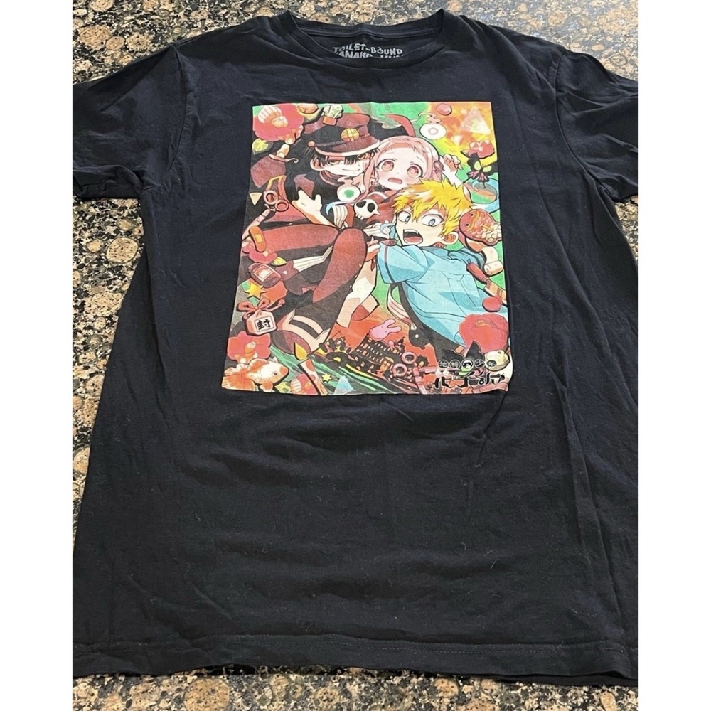 Anime  TOILET BOUND HANAKO-KUN  SHORT SLEEVE T TEE SHIRT SIZE‎ MEDIUM BLACK